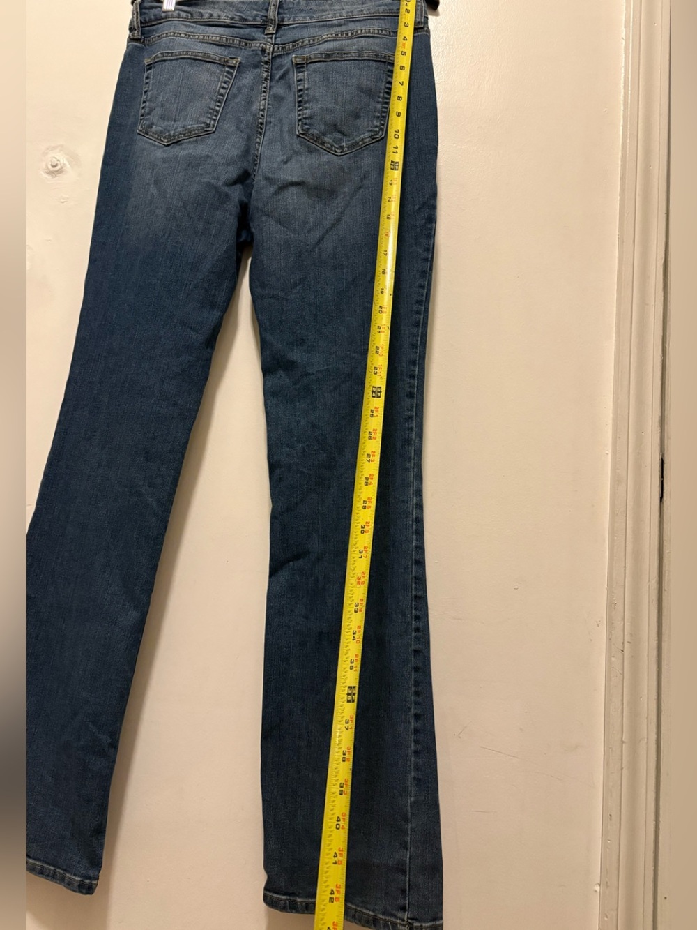 St. John's Bay Women's Boot Cut Jeans in Medium Blue - Picture 9 of 12